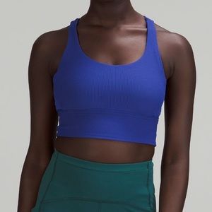 lululemon ribbed longline energy sports bra